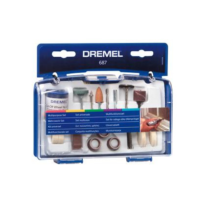 DREMEL TILBEHØRSETT MULTIFUNKSJON 687 52 DELER