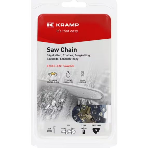 Sagkjede 325" 1.5mm 56 DL, Kramp