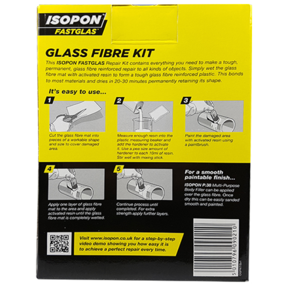 GLASSFIBER KIT  0,25M2 / 250ML ISOPON