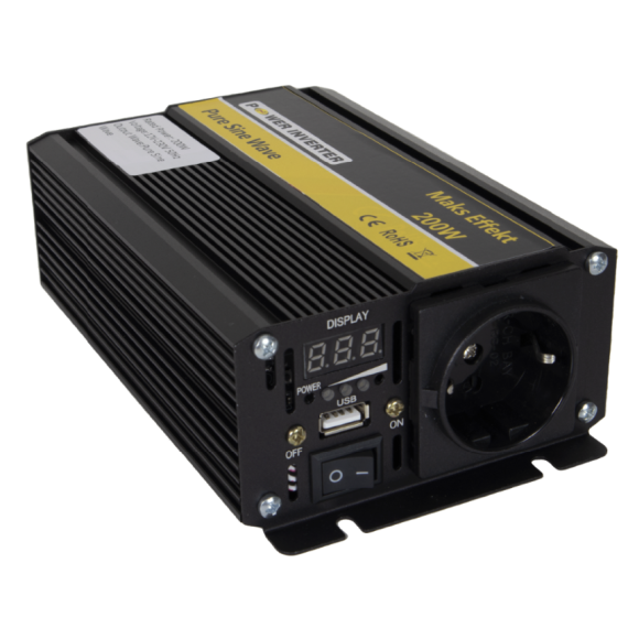 POWER Inverter 12V-230V 200W Ren Sinus