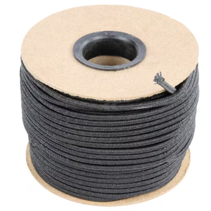 Elastisk tau 8mm sort UV-resistent, PRIS PR M