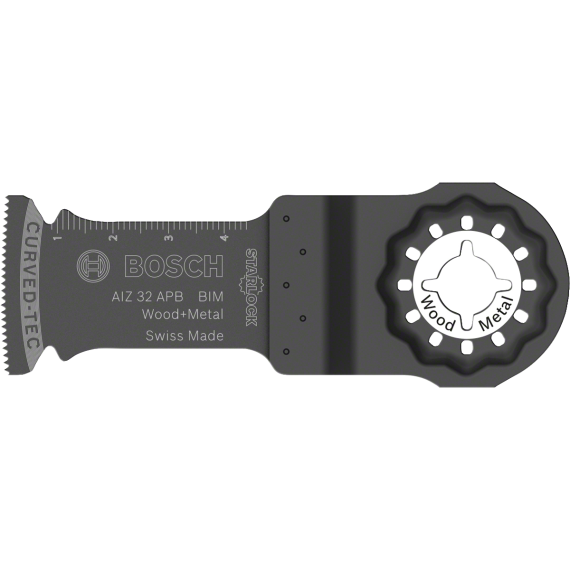 BOSCH DYKKSAGBLAD AIZ32APB WOOD+METALL BIM  L:50MM B:32MM BULK