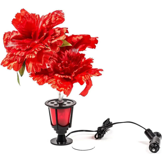 Lighted Flower 12-24V  Rød, All Ride