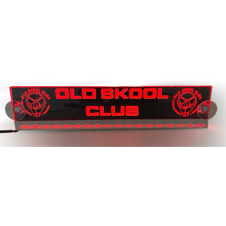 LEDSKILT RGB Old Skool Club12/24V 30x6cm