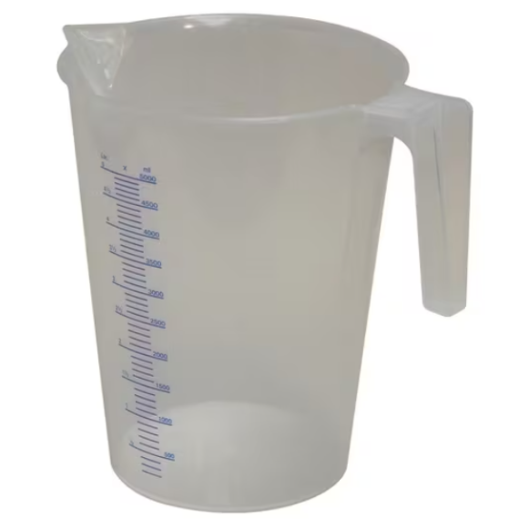 Målebeger 5L J-PP 500, Mato