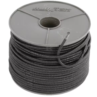 Elastisk tau 6mm sort UV-resistent, PRIS PR M