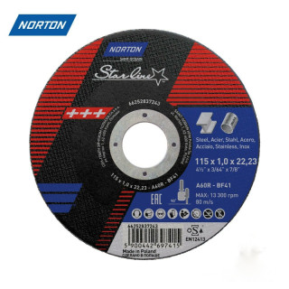 KAPPESKIVE STÅL 115X1.0X22 STARLINE, NORTON