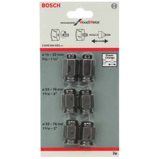 BOSCH HULLSAG ADAPTERSETT FOR HURTIGKOBLING 6STK