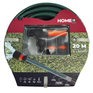 HOME It vannslange med 4 deler 1/2" 20 meter