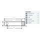 Toppstagbolt 32x125 mm kat.3 Kramp
