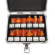 Boxer fresejernsett for treverk 8mm 12 deler