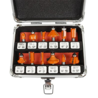 Boxer fresejernsett for treverk 8mm 12 deler