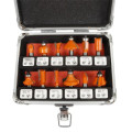 Boxer fresejernsett for treverk 8mm 12 deler