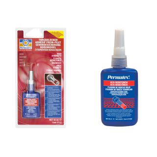 Permatex gjengelåsing blå, medium styrke, 10ml