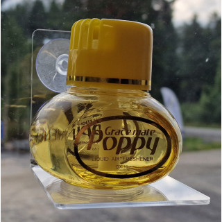 Poppy bord 85x85mm klart glass, m/4 sugekopper