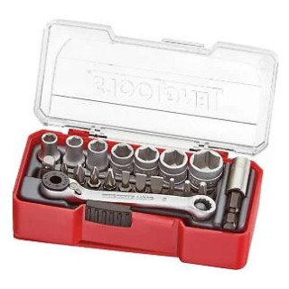 TENG TOOLS SKRALLENØKKELSETT 1/4 20del TJ1420