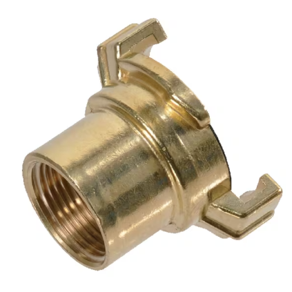 Geka kobling med innvendig gjenger lang 3/4"