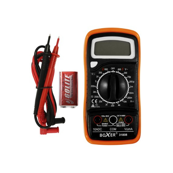 Boxer digitalt multimeter 0-600V AC/DC