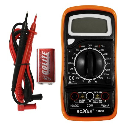 Boxer digitalt multimeter 0-600V AC/DC