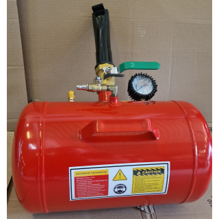 Sjokkfyller m/kuleventil og manometer, 19L