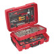 SERVICEVESKE EVA MED VERKTØY SCE2 118 DELER TENG TOOLS (UTSTILLINGSMODELL)