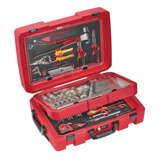 SERVICEVESKE EVA MED VERKTØY SCE2 118 DELER TENG TOOLS (UTSTILLINGSMODELL)