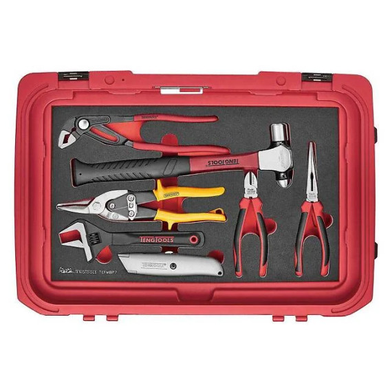 SERVICEVESKE EVA MED VERKTØY SCE2 118 DELER TENG TOOLS (UTSTILLINGSMODELL)