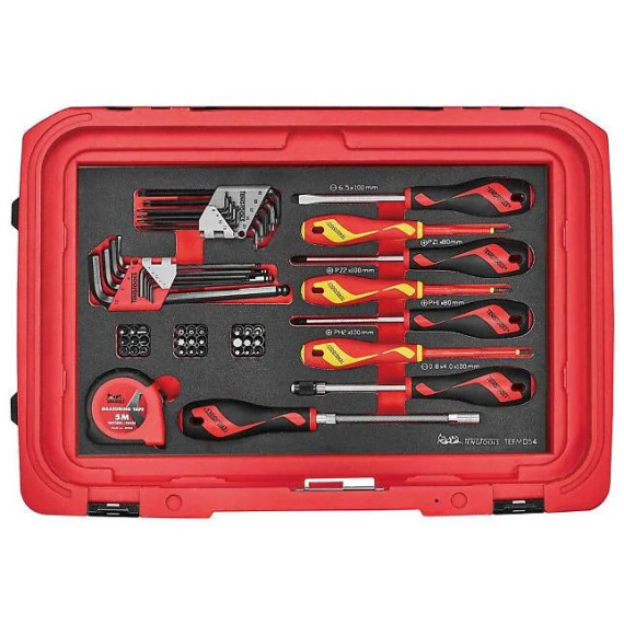 SERVICEVESKE EVA MED VERKTØY SCE2 118 DELER TENG TOOLS (UTSTILLINGSMODELL)