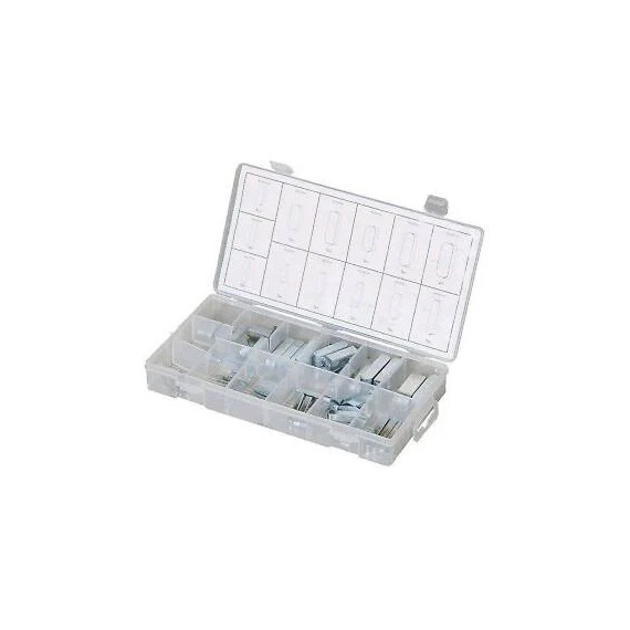 SORTIMENTSBOKS GERM SETT FLATKILER I MM 60 ST