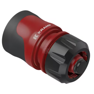 Hurtigkobling til vannslange med stopp, 1/2-5/8'' KRAMP