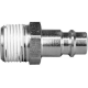 Trykkluftkobling hann 1/4" utv. gjenger 320, Flowconcept
