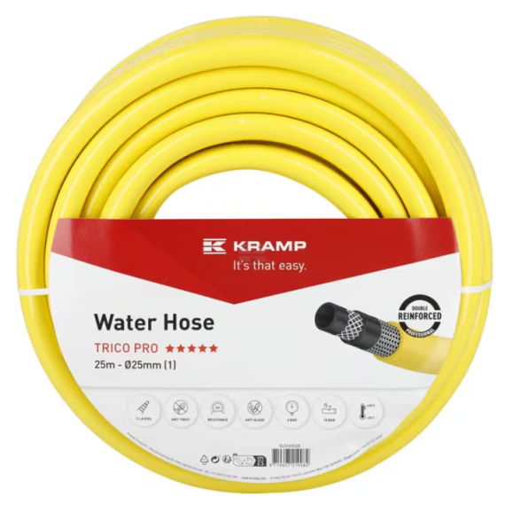 Vannslange Trico Pro II 1" 25m Kramp