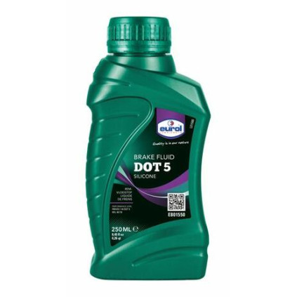 Bremsevæske DOT5 Silicon, 250ml, Eurol