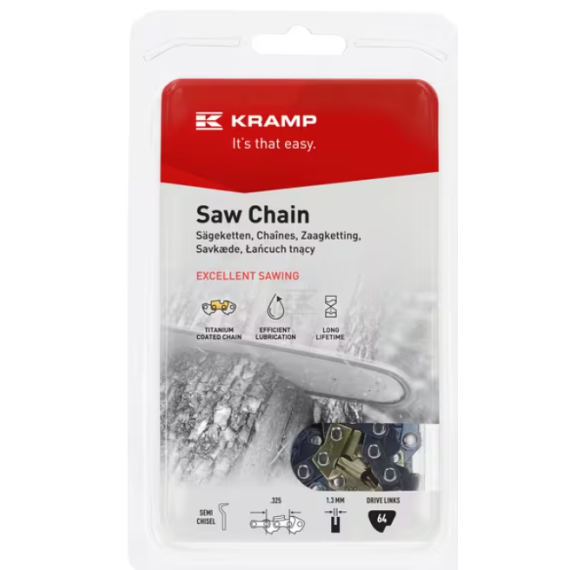 Sagkjede 325" 1.3 mm 64 DL, Kramp