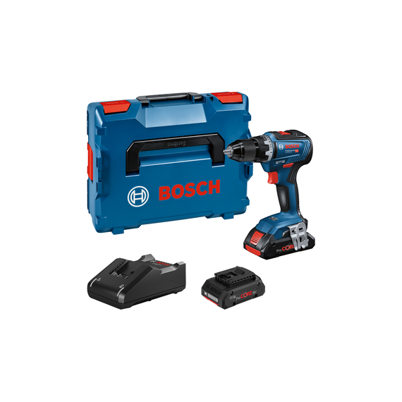 BOSCH DRILL GSR 18V-90 C 2X4AH PROCORE  L-BOXX