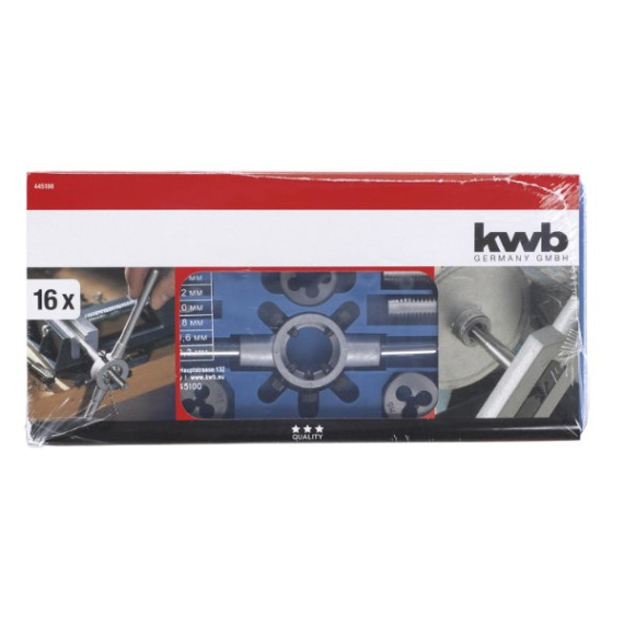 Kwb Gjengesett M3-M12 16 deler