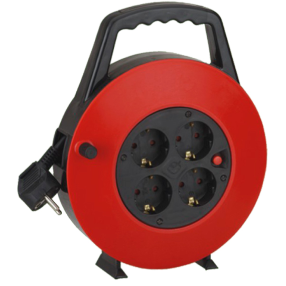 KABELTROMMEL PVC 10M 4-VEIS 3X1,0 2300W