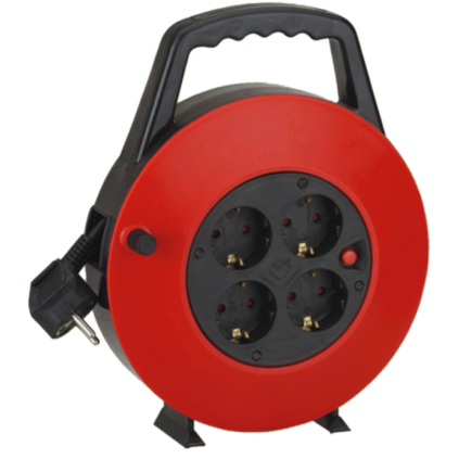 KABELTROMMEL PVC 10M 4-VEIS 3X1,0 2300W