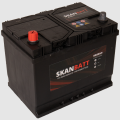 SKANBATT Fritidsbatteri 12V 80AH 600CCA (256x174x205/225mm) +venstre