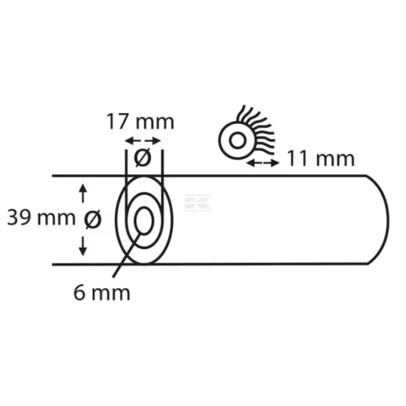 Malerulle 10cm  Vestan , Copenhagen Pro