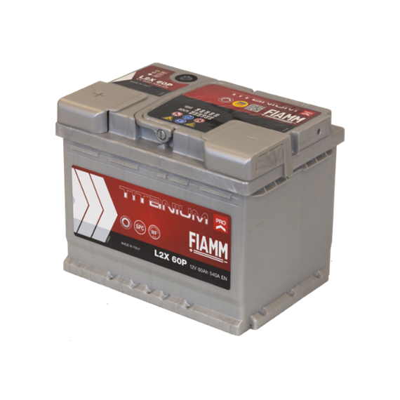 Fiamm Titanium L2X 60P 60Ah 540A L242 H190 +V
