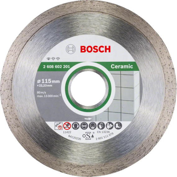 BOSCH DIAMANTSKIVE STD CERAMIC 115X22,23MM