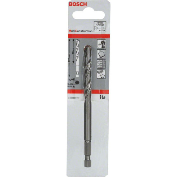 BOSCH SENTERBOR HULLSAG MC 7,15MM, 1/4" BITS