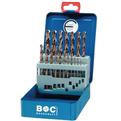 Borsett ME10 1-10mmx0,5 HSS-E Co5, DIN 338, Bohrcraft