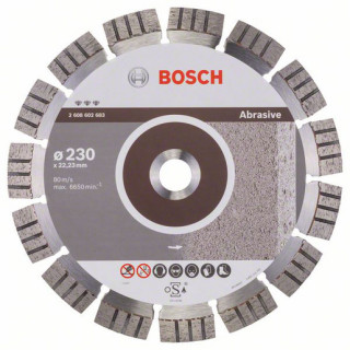 BOSCH DIAMANTSKIVE BEST ABRASIVE 230X22,23MM