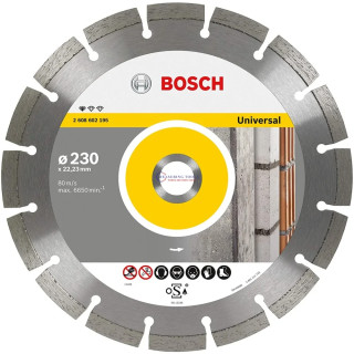 BOSCH DIAMANTSKIVE PROF UNIVERSAL 230X2,6X22,23MM