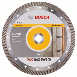 BOSCH DIAMANTSKIVE EXP UNIV-TURBO 230X2,6X22,23MM