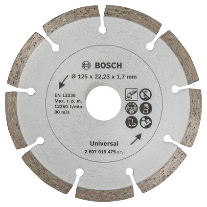 BOSCH DIAMANTSKIVE UNIVERSAL PL 125X2,1X22,23MM