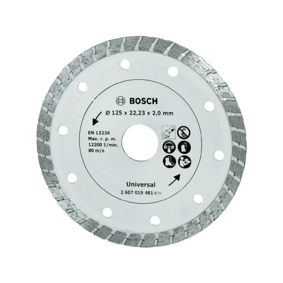 BOSCH DIAMANTSKIVE UNIVERSAL TURBO 125X2X22,23MM