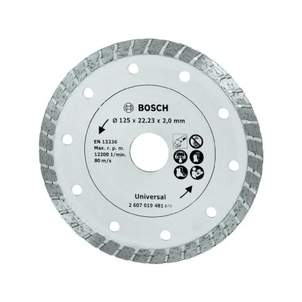 BOSCH DIAMANTSKIVE UNIVERSAL TURBO 125X2X22,23MM